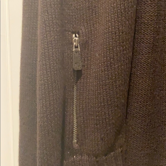 Lauren pink or brown sweater zip cardigan - Picture 7 of 11